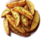Bowl of Fryday potato wedges